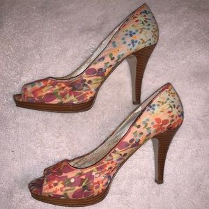 Multi-colored heels